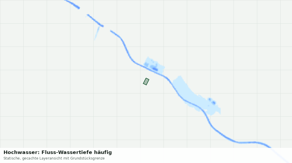 Statische Kartenansicht: Hochwasser: Fluss-Wassertiefe häufig