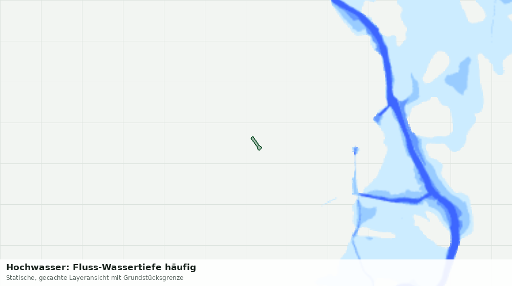 Statische Kartenansicht: Hochwasser: Fluss-Wassertiefe häufig