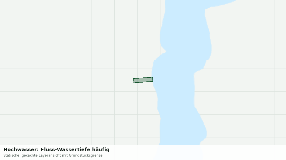 Statische Kartenansicht: Hochwasser: Fluss-Wassertiefe häufig