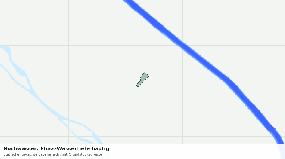 Statische Kartenansicht: Hochwasser: Fluss-Wassertiefe häufig