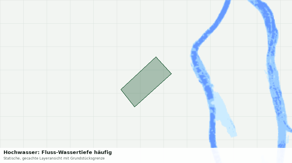Statische Kartenansicht: Hochwasser: Fluss-Wassertiefe häufig
