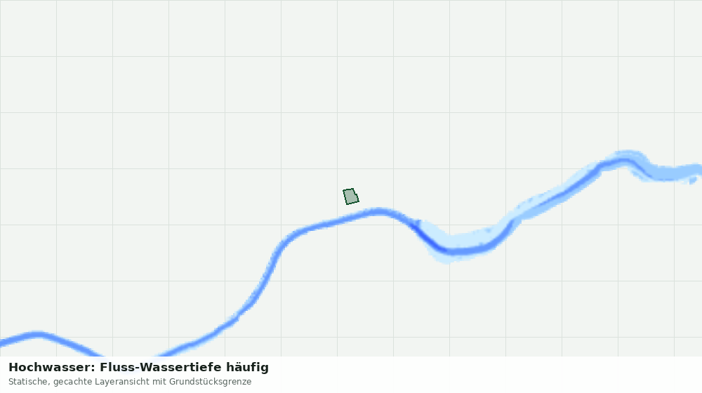 Statische Kartenansicht: Hochwasser: Fluss-Wassertiefe häufig