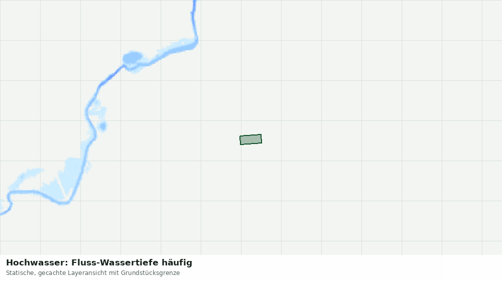 Statische Kartenansicht: Hochwasser: Fluss-Wassertiefe häufig