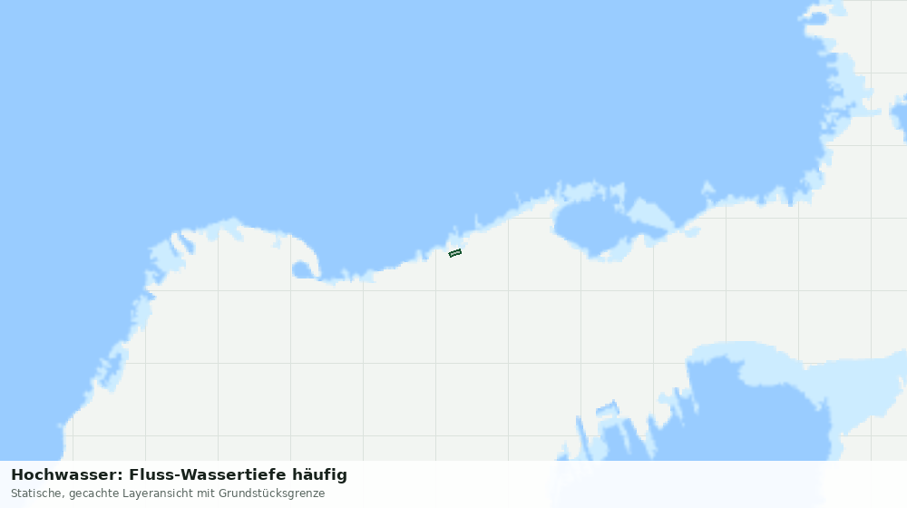 Statische Kartenansicht: Hochwasser: Fluss-Wassertiefe häufig