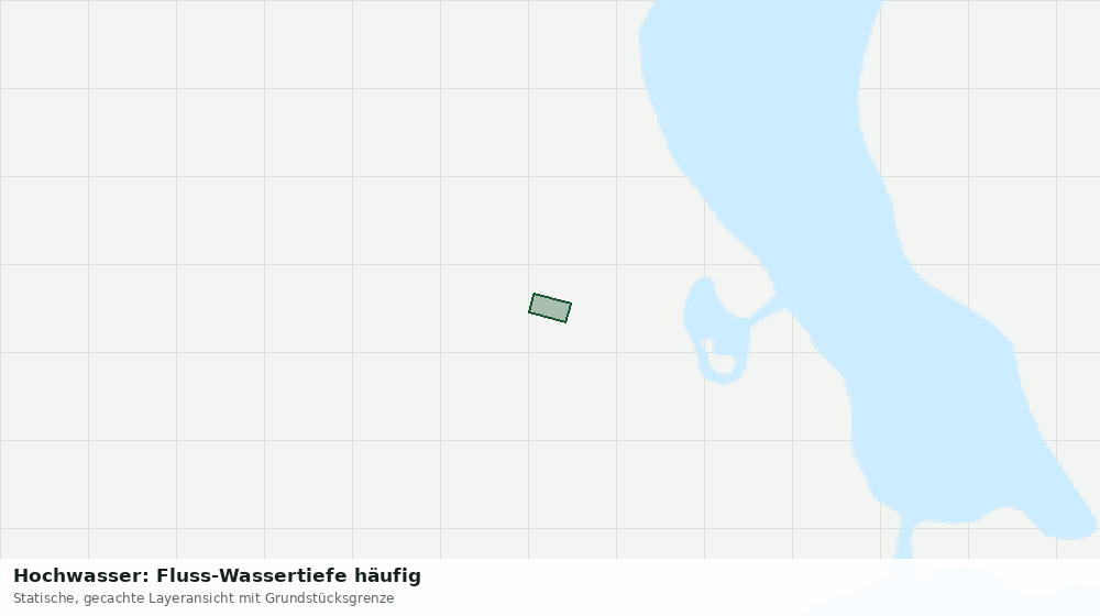 Statische Kartenansicht: Hochwasser: Fluss-Wassertiefe häufig