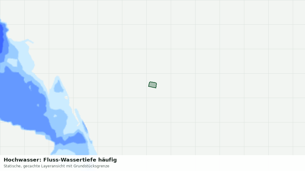 Statische Kartenansicht: Hochwasser: Fluss-Wassertiefe häufig