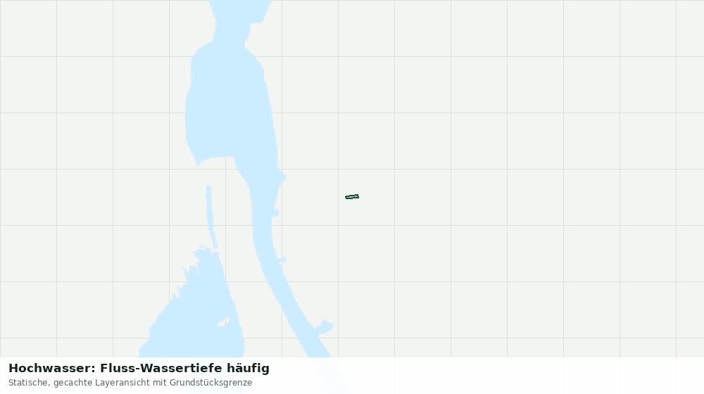 Statische Kartenansicht: Hochwasser: Fluss-Wassertiefe häufig