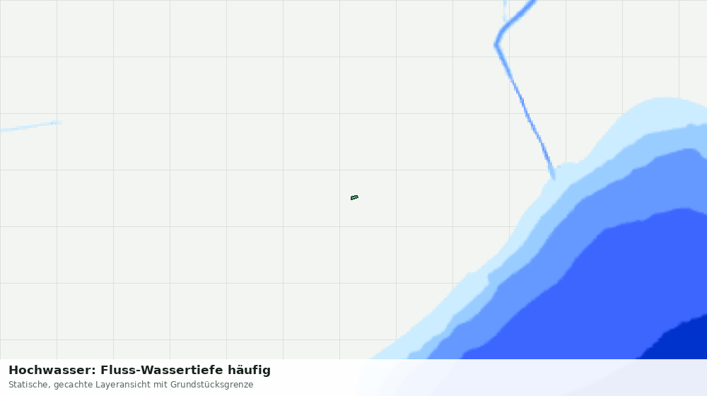 Statische Kartenansicht: Hochwasser: Fluss-Wassertiefe häufig