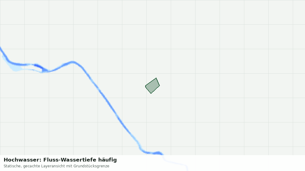 Statische Kartenansicht: Hochwasser: Fluss-Wassertiefe häufig