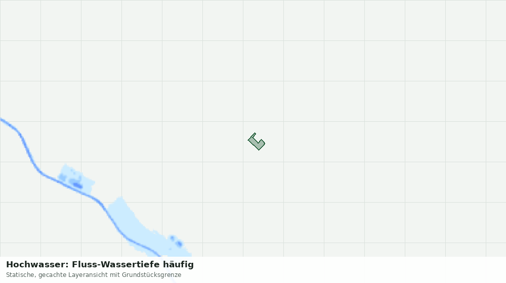 Statische Kartenansicht: Hochwasser: Fluss-Wassertiefe häufig