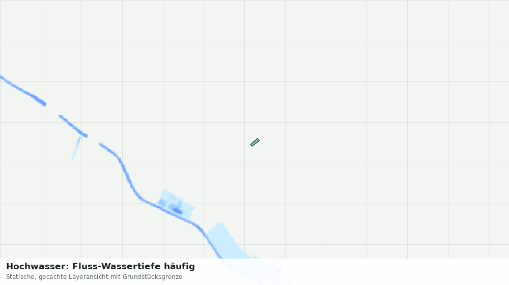 Statische Kartenansicht: Hochwasser: Fluss-Wassertiefe häufig