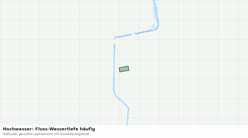 Statische Kartenansicht: Hochwasser: Fluss-Wassertiefe häufig
