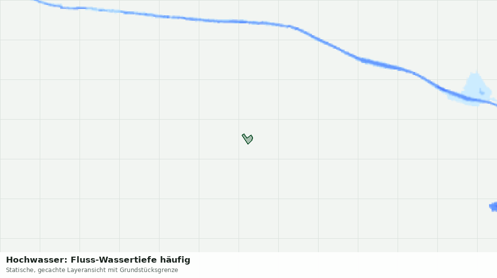 Statische Kartenansicht: Hochwasser: Fluss-Wassertiefe häufig