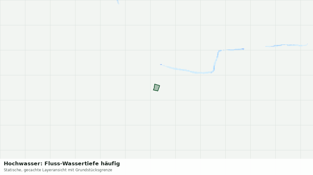 Statische Kartenansicht: Hochwasser: Fluss-Wassertiefe häufig
