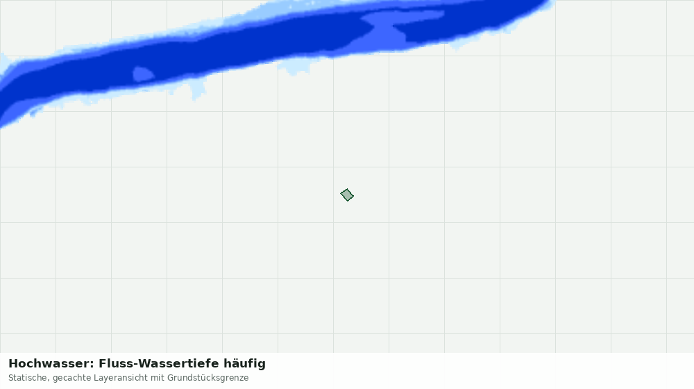 Statische Kartenansicht: Hochwasser: Fluss-Wassertiefe häufig