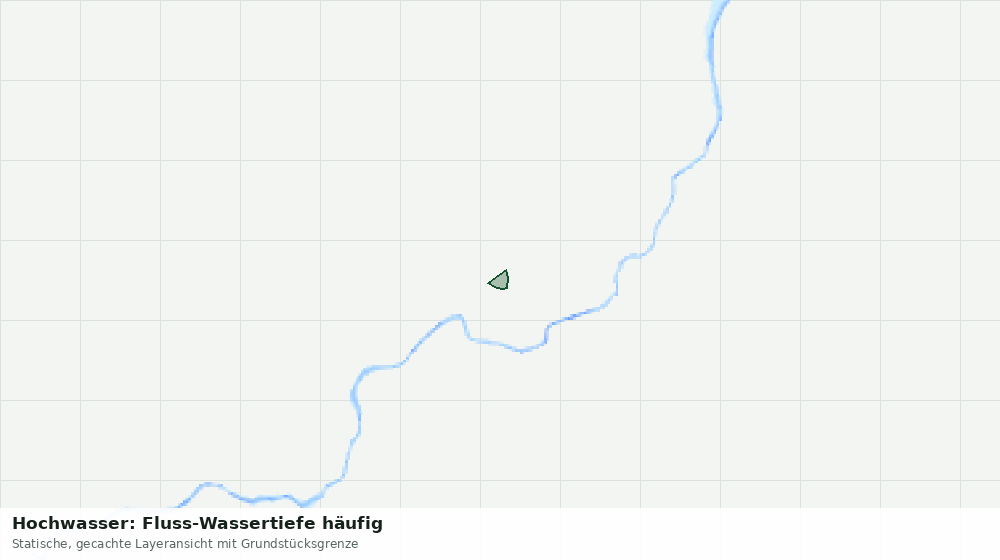 Statische Kartenansicht: Hochwasser: Fluss-Wassertiefe häufig