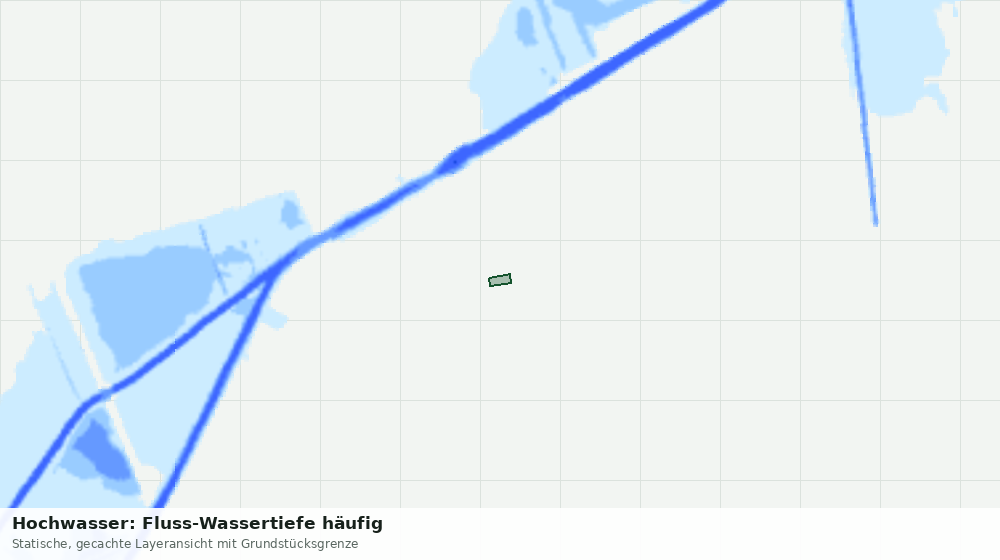 Statische Kartenansicht: Hochwasser: Fluss-Wassertiefe häufig