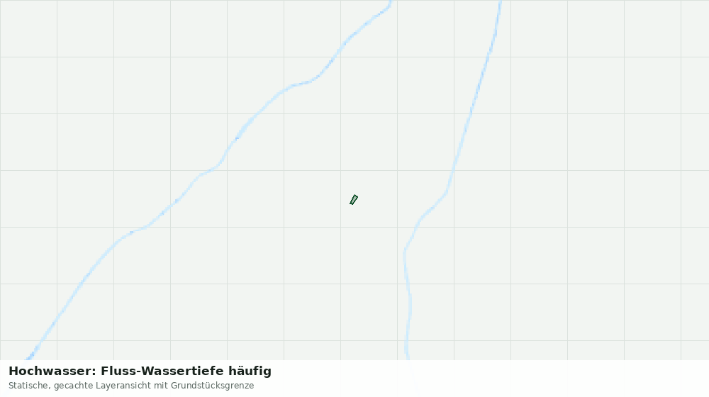 Statische Kartenansicht: Hochwasser: Fluss-Wassertiefe häufig