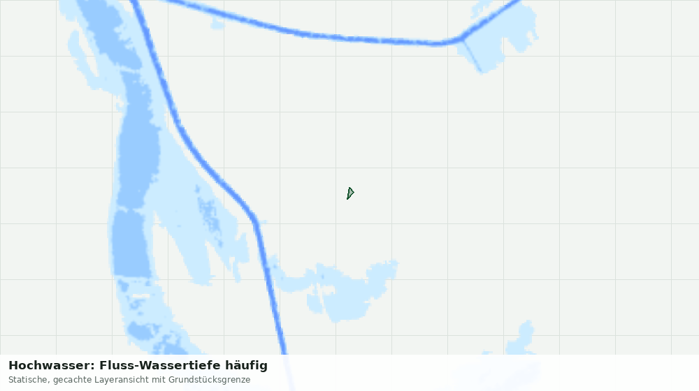 Statische Kartenansicht: Hochwasser: Fluss-Wassertiefe häufig