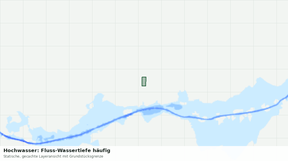 Statische Kartenansicht: Hochwasser: Fluss-Wassertiefe häufig