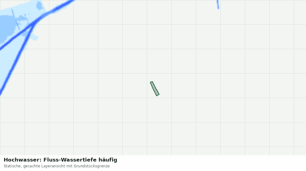Statische Kartenansicht: Hochwasser: Fluss-Wassertiefe häufig