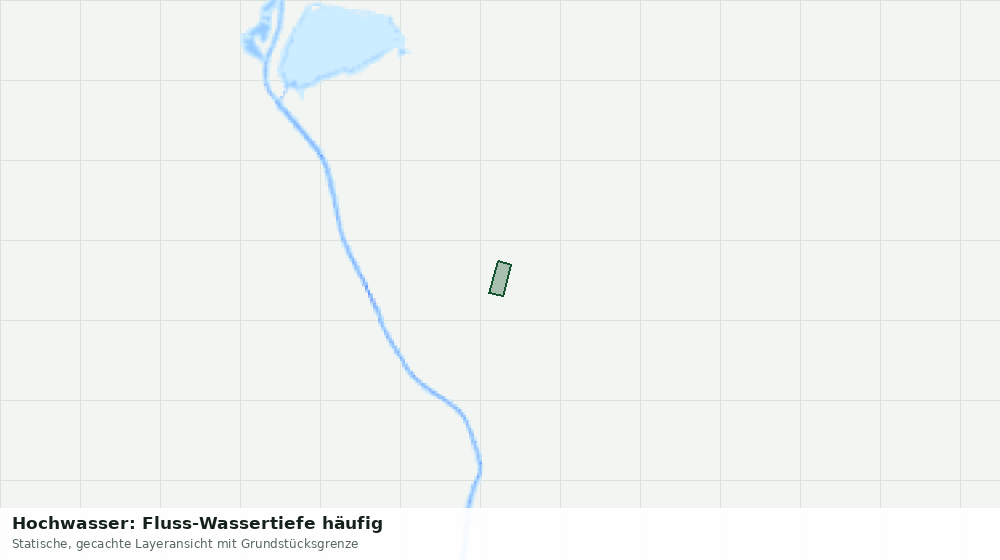 Statische Kartenansicht: Hochwasser: Fluss-Wassertiefe häufig