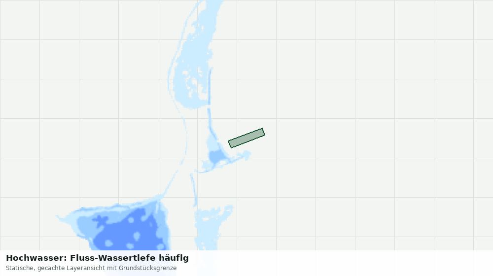 Statische Kartenansicht: Hochwasser: Fluss-Wassertiefe häufig