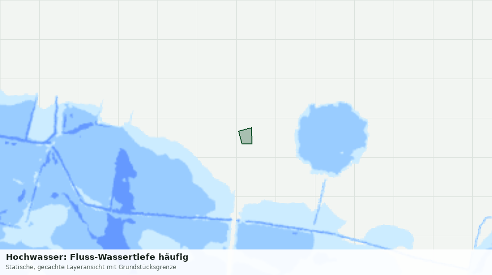 Statische Kartenansicht: Hochwasser: Fluss-Wassertiefe häufig