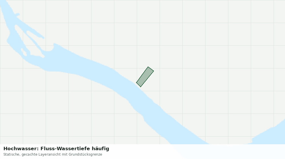 Statische Kartenansicht: Hochwasser: Fluss-Wassertiefe häufig