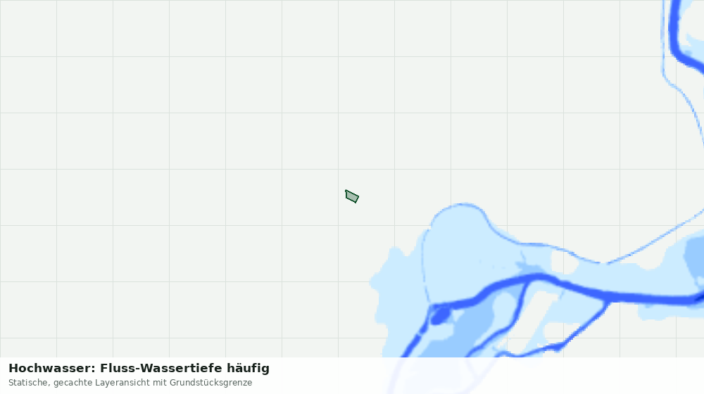 Statische Kartenansicht: Hochwasser: Fluss-Wassertiefe häufig