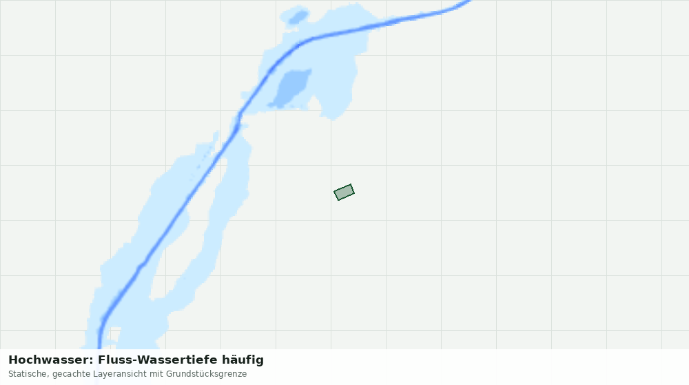 Statische Kartenansicht: Hochwasser: Fluss-Wassertiefe häufig