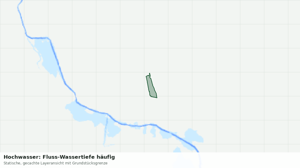 Statische Kartenansicht: Hochwasser: Fluss-Wassertiefe häufig