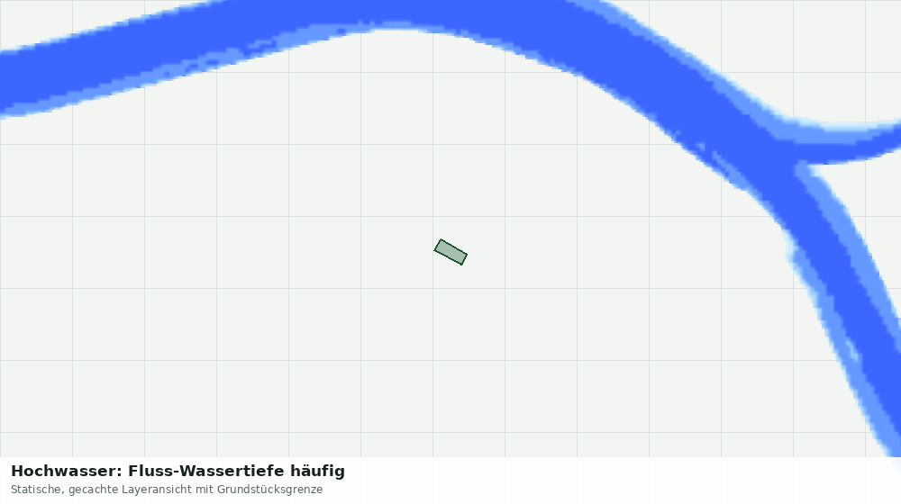 Statische Kartenansicht: Hochwasser: Fluss-Wassertiefe häufig