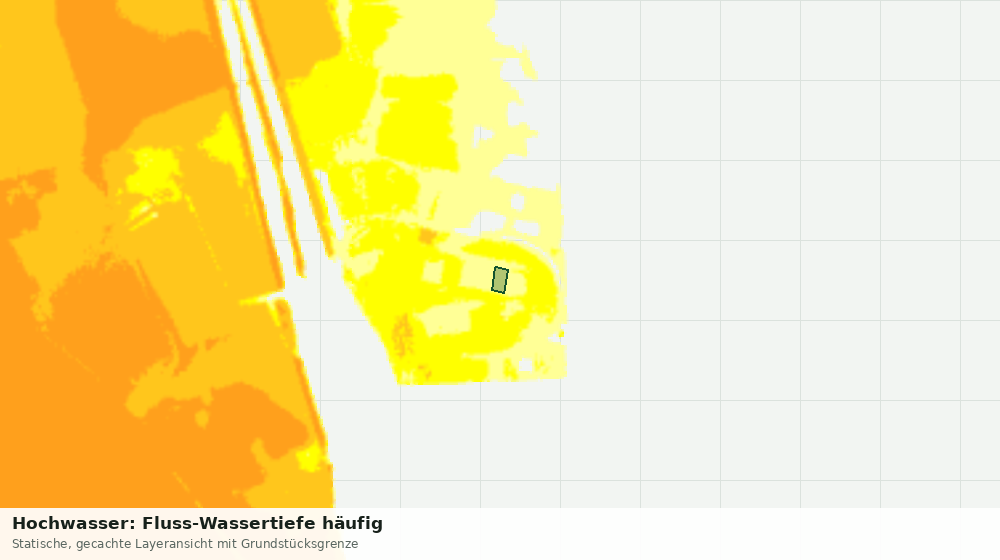 Statische Kartenansicht: Hochwasser: Fluss-Wassertiefe häufig