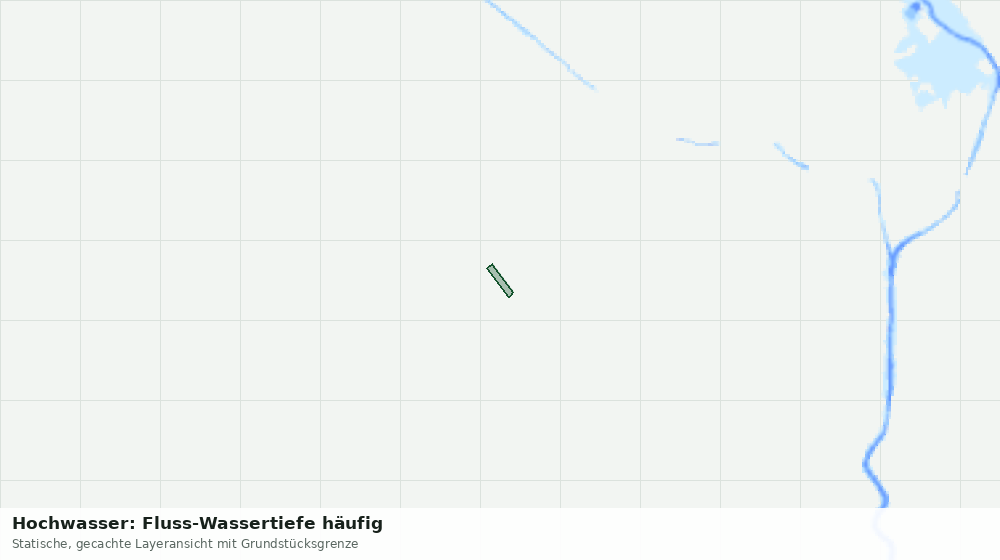 Statische Kartenansicht: Hochwasser: Fluss-Wassertiefe häufig
