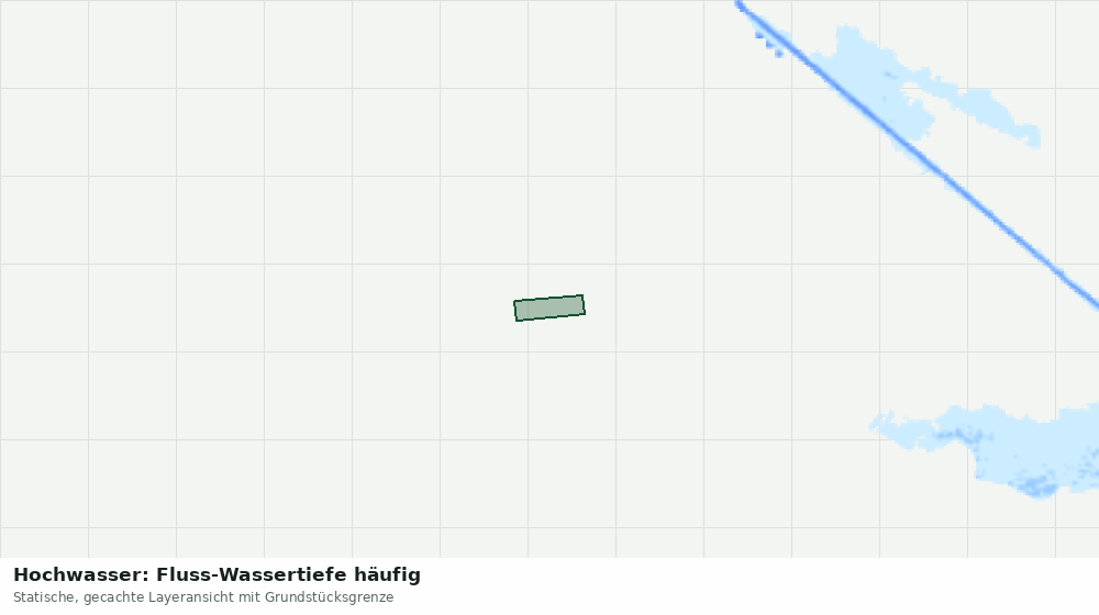 Statische Kartenansicht: Hochwasser: Fluss-Wassertiefe häufig
