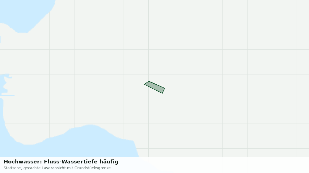 Statische Kartenansicht: Hochwasser: Fluss-Wassertiefe häufig