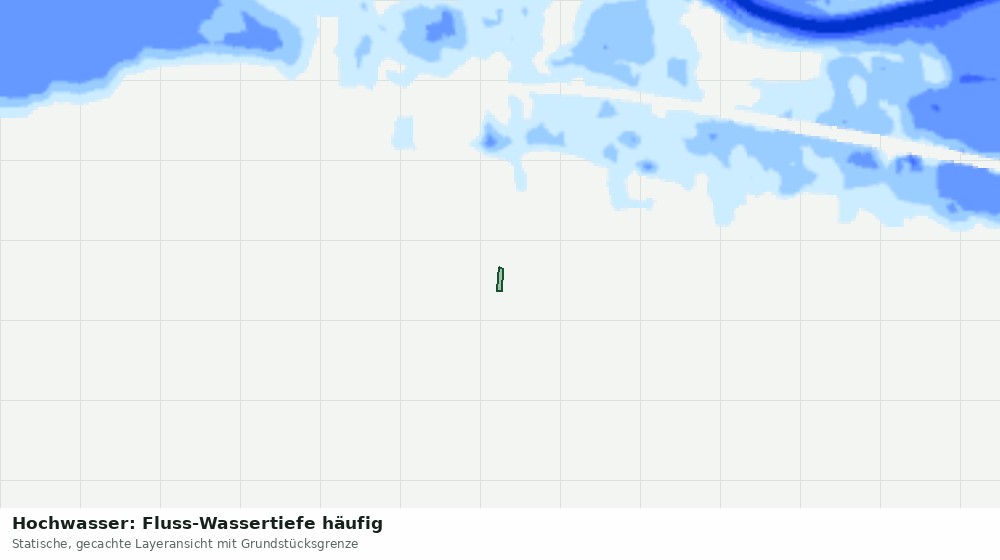 Statische Kartenansicht: Hochwasser: Fluss-Wassertiefe häufig