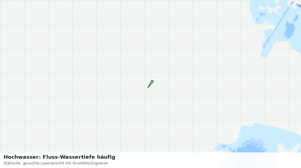 Statische Kartenansicht: Hochwasser: Fluss-Wassertiefe häufig
