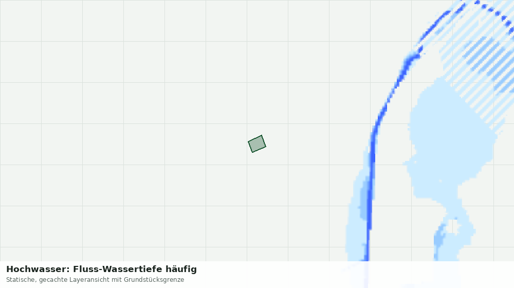 Statische Kartenansicht: Hochwasser: Fluss-Wassertiefe häufig