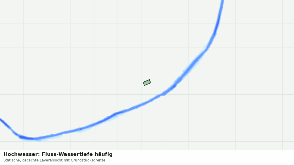 Statische Kartenansicht: Hochwasser: Fluss-Wassertiefe häufig
