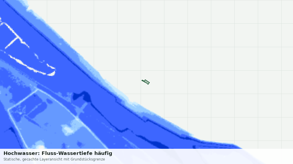 Statische Kartenansicht: Hochwasser: Fluss-Wassertiefe häufig