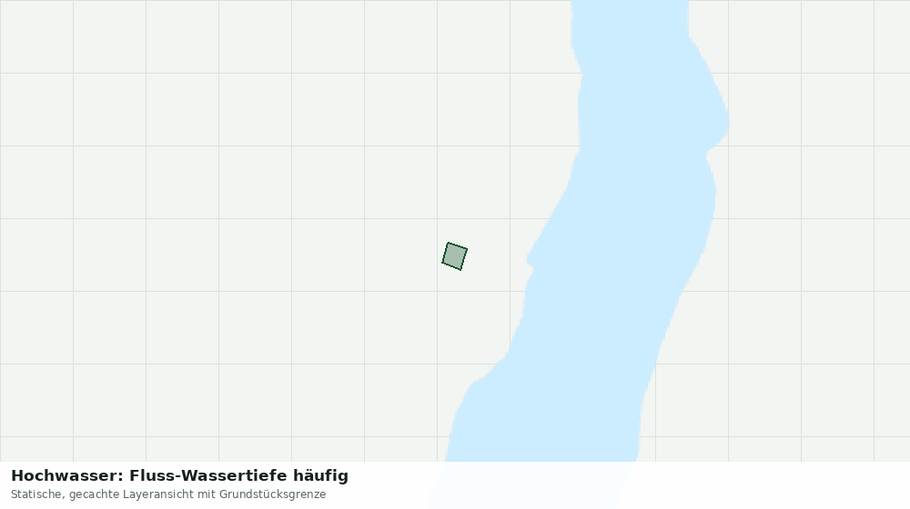 Statische Kartenansicht: Hochwasser: Fluss-Wassertiefe häufig