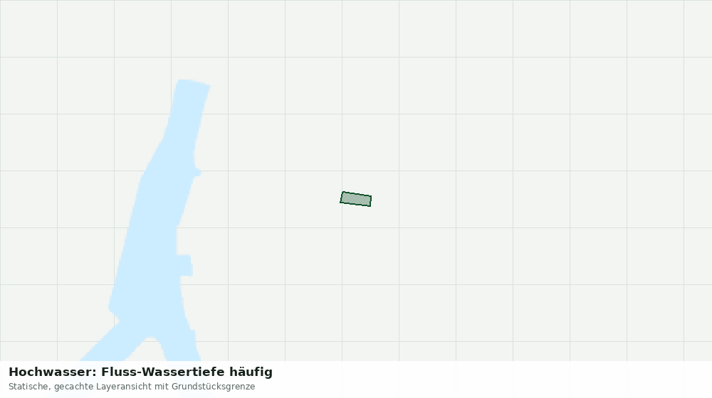 Statische Kartenansicht: Hochwasser: Fluss-Wassertiefe häufig