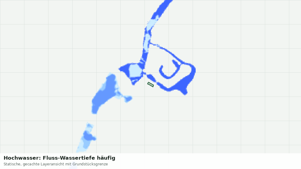 Statische Kartenansicht: Hochwasser: Fluss-Wassertiefe häufig