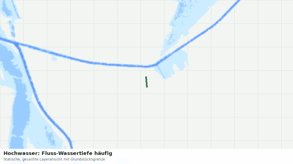 Statische Kartenansicht: Hochwasser: Fluss-Wassertiefe häufig