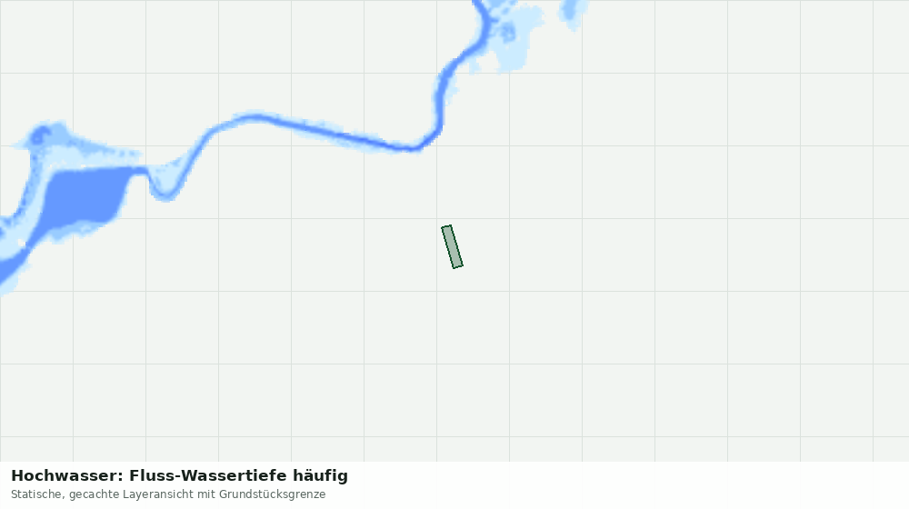 Statische Kartenansicht: Hochwasser: Fluss-Wassertiefe häufig