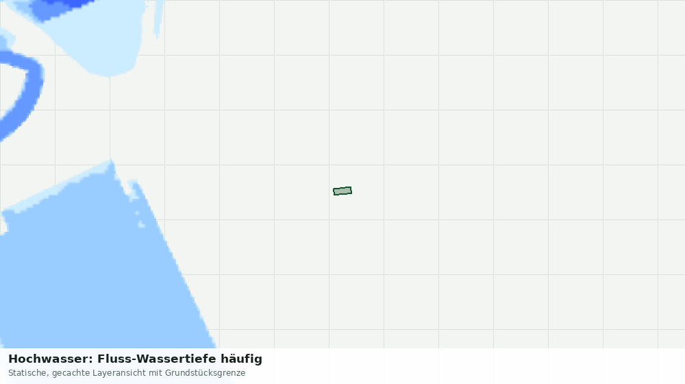 Statische Kartenansicht: Hochwasser: Fluss-Wassertiefe häufig