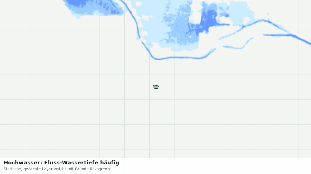 Statische Kartenansicht: Hochwasser: Fluss-Wassertiefe häufig