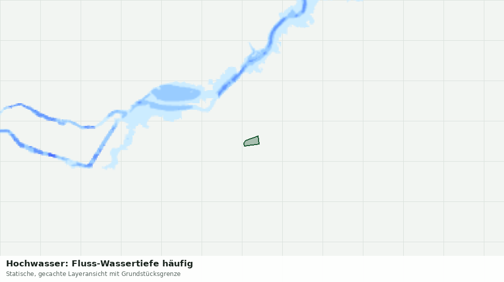 Statische Kartenansicht: Hochwasser: Fluss-Wassertiefe häufig